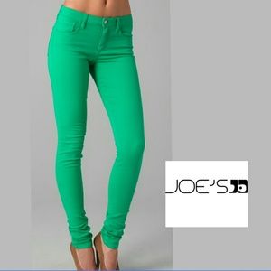 Joe's Jeans Mint Green Skinny Leg Size 32